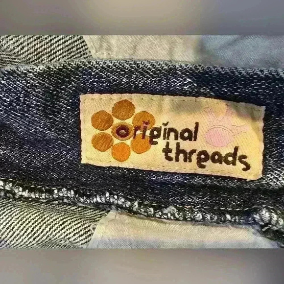 2000's Jean Shorts Original Threads Raw Hem Waist - Picture 12 of 13